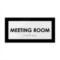 Door Signs - Meeting Room Sign - Acrylic Door Plate "Simple" Design - Photo #2