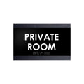 Door Signs - Private Room Sign - Wood Door Plate "Buro" Design - Photo #1