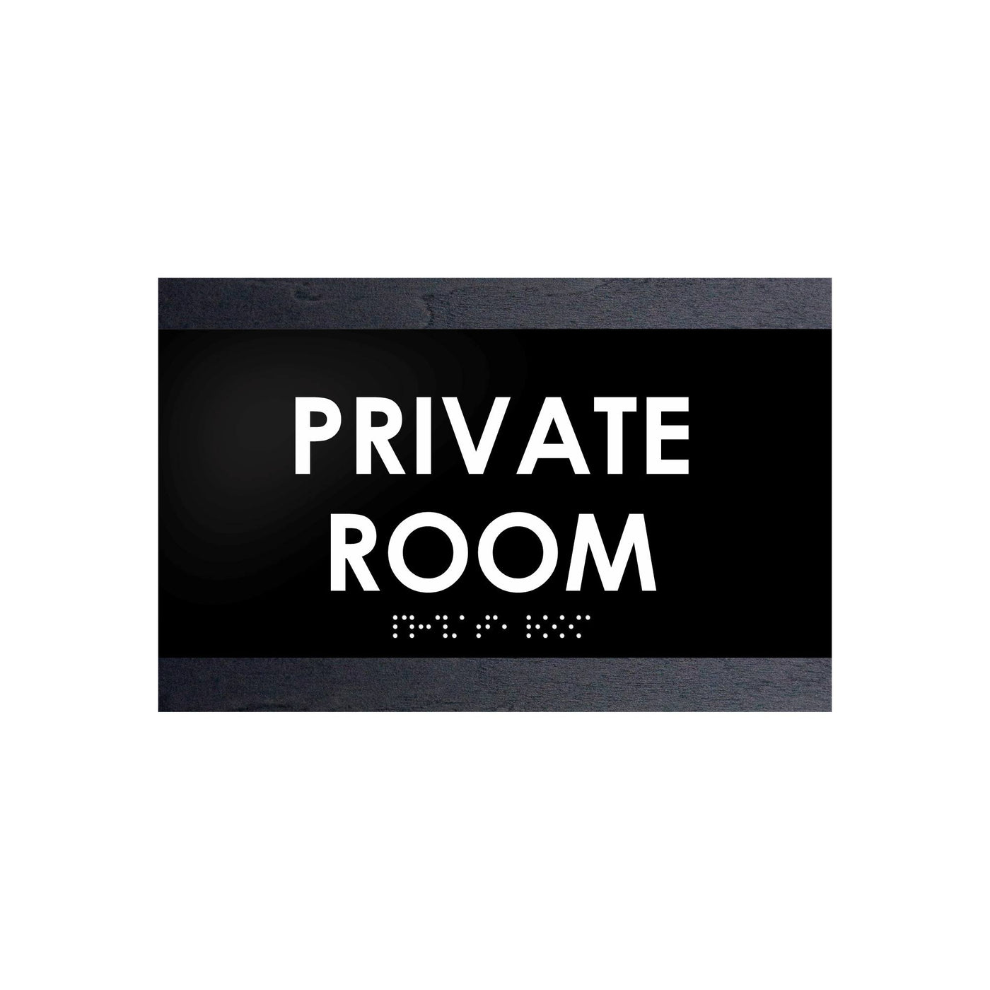 Door Signs - Private Room Sign - Wood Door Plate "Buro" Design