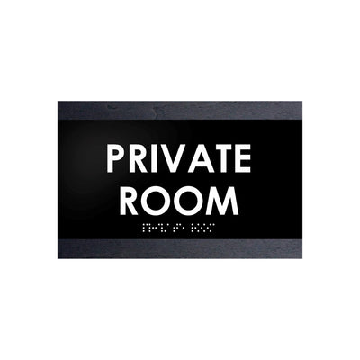 Door Signs - Private Room Sign - Wood Door Plate "Buro" Design