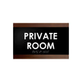 Door Signs - Private Room Sign - Wood Door Plate "Buro" Design - Photo #2