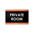 Door Signs - Private Room Sign - Wood Door Plate "Buro" Design - Photo #3