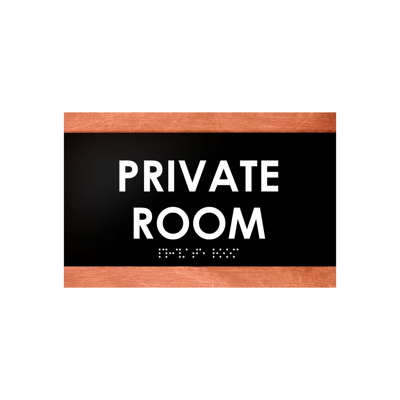 Door Signs - Private Room Sign - Wood Door Plate "Buro" Design