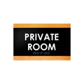 Door Signs - Private Room Sign - Wood Door Plate "Buro" Design - Photo #4