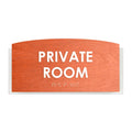 Wood Private Room Door Sign "Scandza" Design - Photo #16