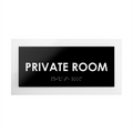 Door Signs - Private Room Sign - Acrylic Door Plate "Simple" Design - Photo #1