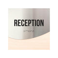 Reception Sign - Stainless Steel & Wood Door Plate "Jure" Design - Photo #12
