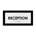 Door Signs - Reception Sign - Acrylic Door Plate "Simple" Design - Photo #2
