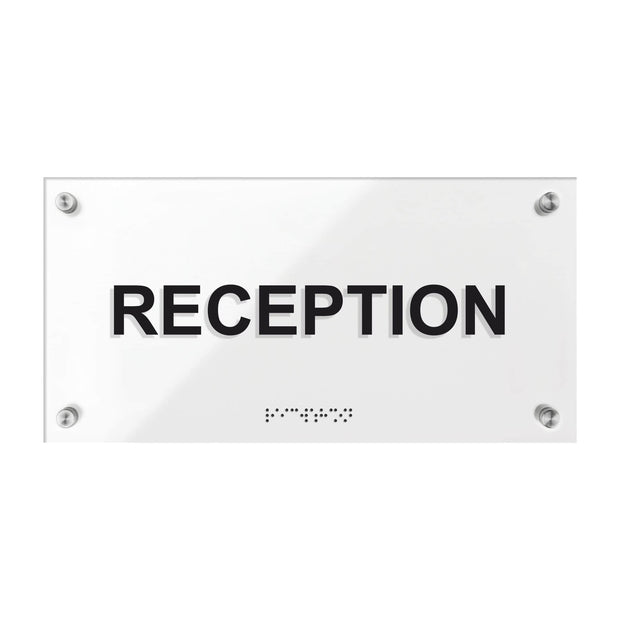 Reception Signs - Acrylic Door Plate "Classic" Design