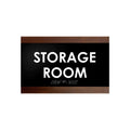 Door Signs - Storage Room Sign - Wood Door Plate "Buro" Design - Photo #15