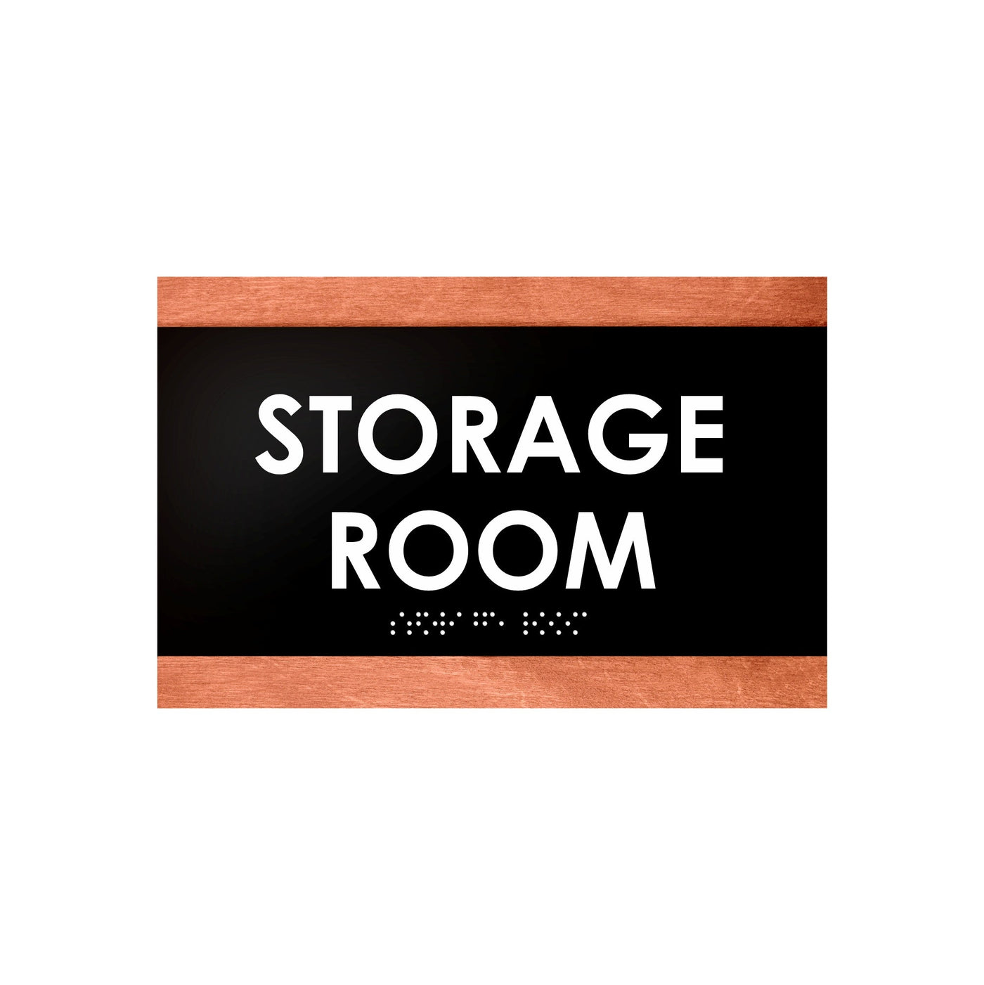 Door Signs - Storage Room Sign - Wood Door Plate "Buro" Design