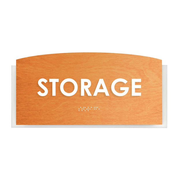 Storage Room Door Sign "Scandza" Design