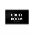 Door Signs - Utility Room Sign - Wood Door Plate "Buro" Design - Photo #5