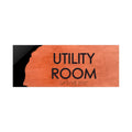 Door Signs - Utility Room Sign - Wood Door Plate "Sherwood" Design - Photo #11
