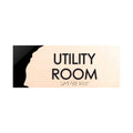 Door Signs - Utility Room Sign - Wood Door Plate "Sherwood" Design - Photo #13