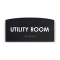 Wood Utility Room Door Sign "Scandza" Design - Photo #15