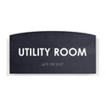 Wood Utility Room Door Sign "Scandza" Design - Photo #11
