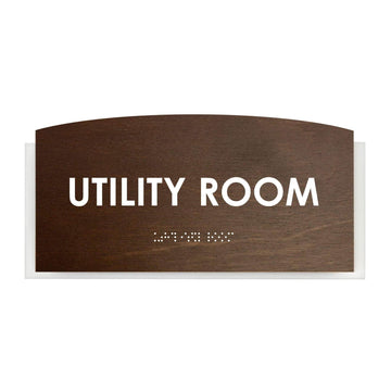 Wood Utility Room Door Sign "Scandza" Design - Photo #13