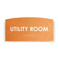 Wood Utility Room Door Sign "Scandza" Design - Photo #16