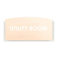 Wood Utility Room Door Sign "Scandza" Design - Photo #12