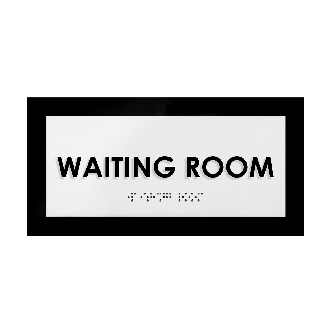 Door Signs - Waiting Room Sign - Acrylic Door Plate "Simple" Design