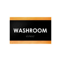 Door Signs - Washroom Sign - Wood Door Plate "Buro" Design - Photo #15