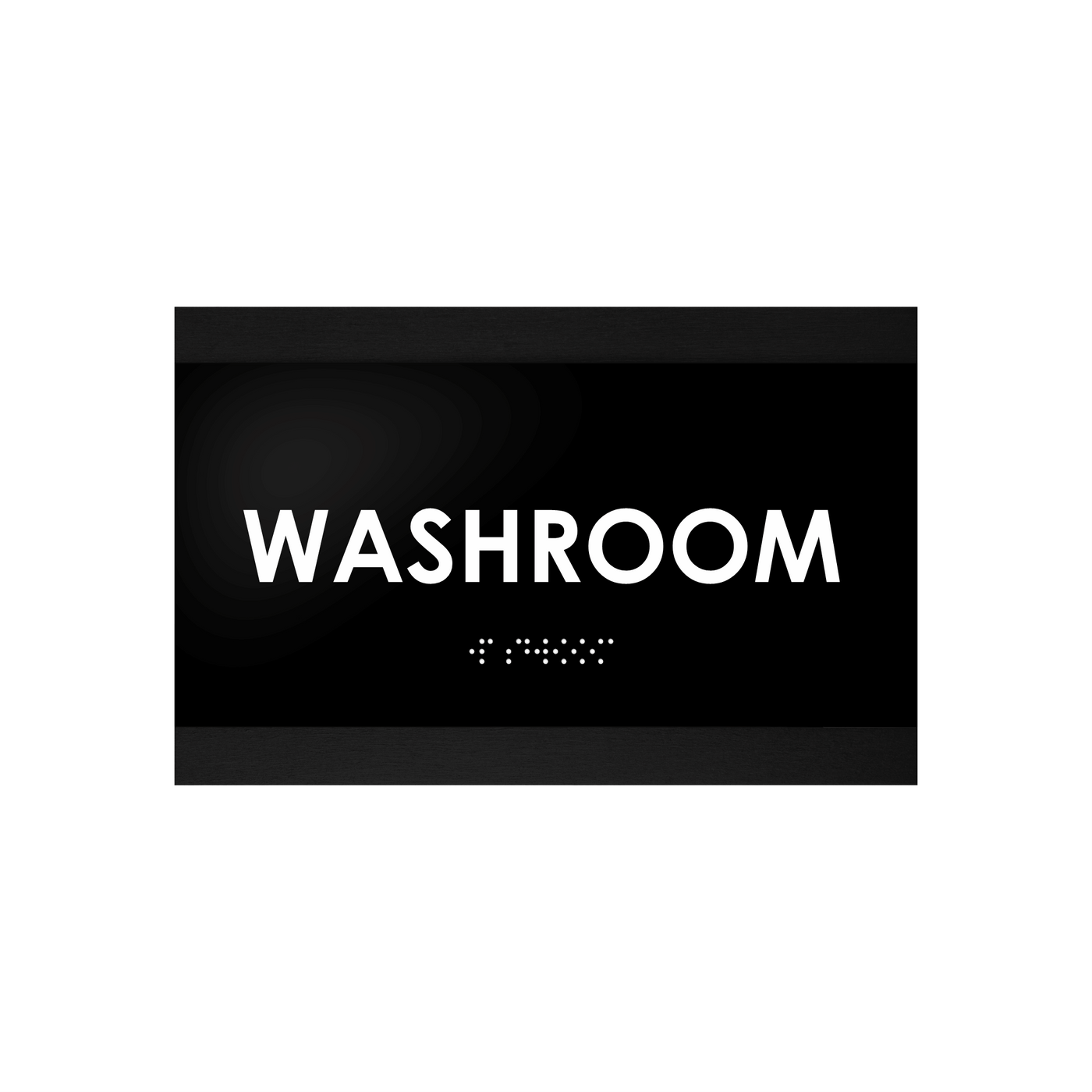 Door Signs - Washroom Sign - Wood Door Plate "Buro" Design