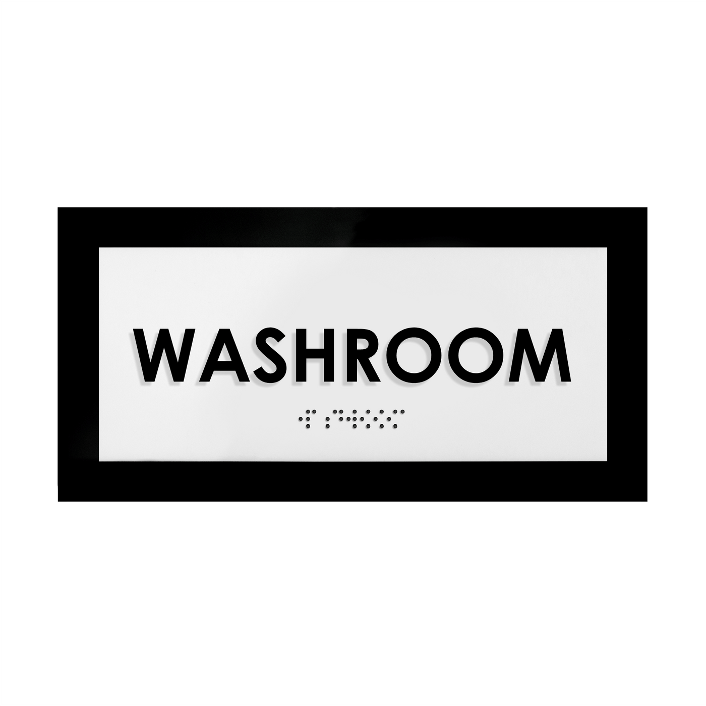 Door Signs - Washroom Door Sign - Acrylic Door Plate "Simple" Design