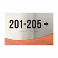 Directional Wayfinding Sign - Steel Wall Signage "Jure" Design - Photo #4