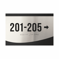 Directional Wayfinding Sign - Steel Wall Plaque "Venture" Design - Photo #1