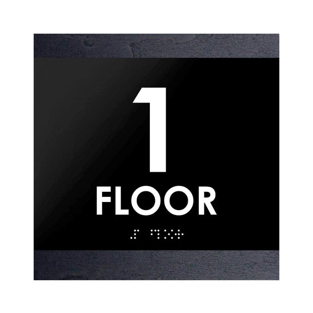 Floor Signs - 1st Floor Sign "Buro" Design
