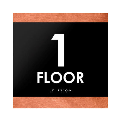 Floor Signs - 1st Floor Sign "Buro" Design