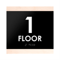 Floor Signs - 1st Floor Sign "Buro" Design - Photo #6