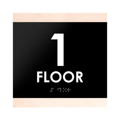 Floor Signs - 1st Floor Sign "Buro" Design