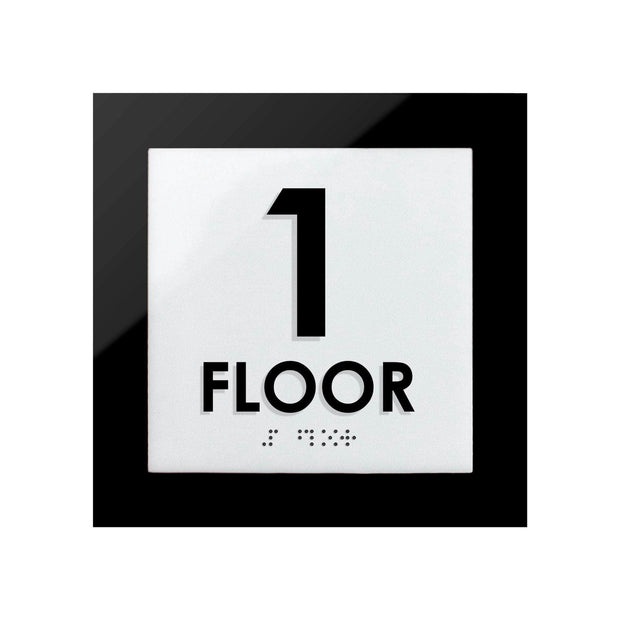Floor Signs - 1st Floor Sign - Interior Acrylic Sign - "Simple" Design