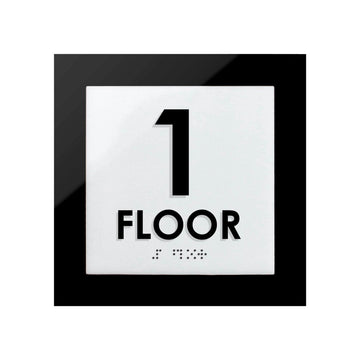 Floor Signs - 1st Floor Sign - Interior Acrylic Sign - "Simple" Design - Photo #2