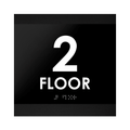 Floor Signs - 2nd Floor Sign "Buro" Design - Photo #1