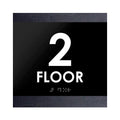 Floor Signs - 2nd Floor Sign "Buro" Design - Photo #2