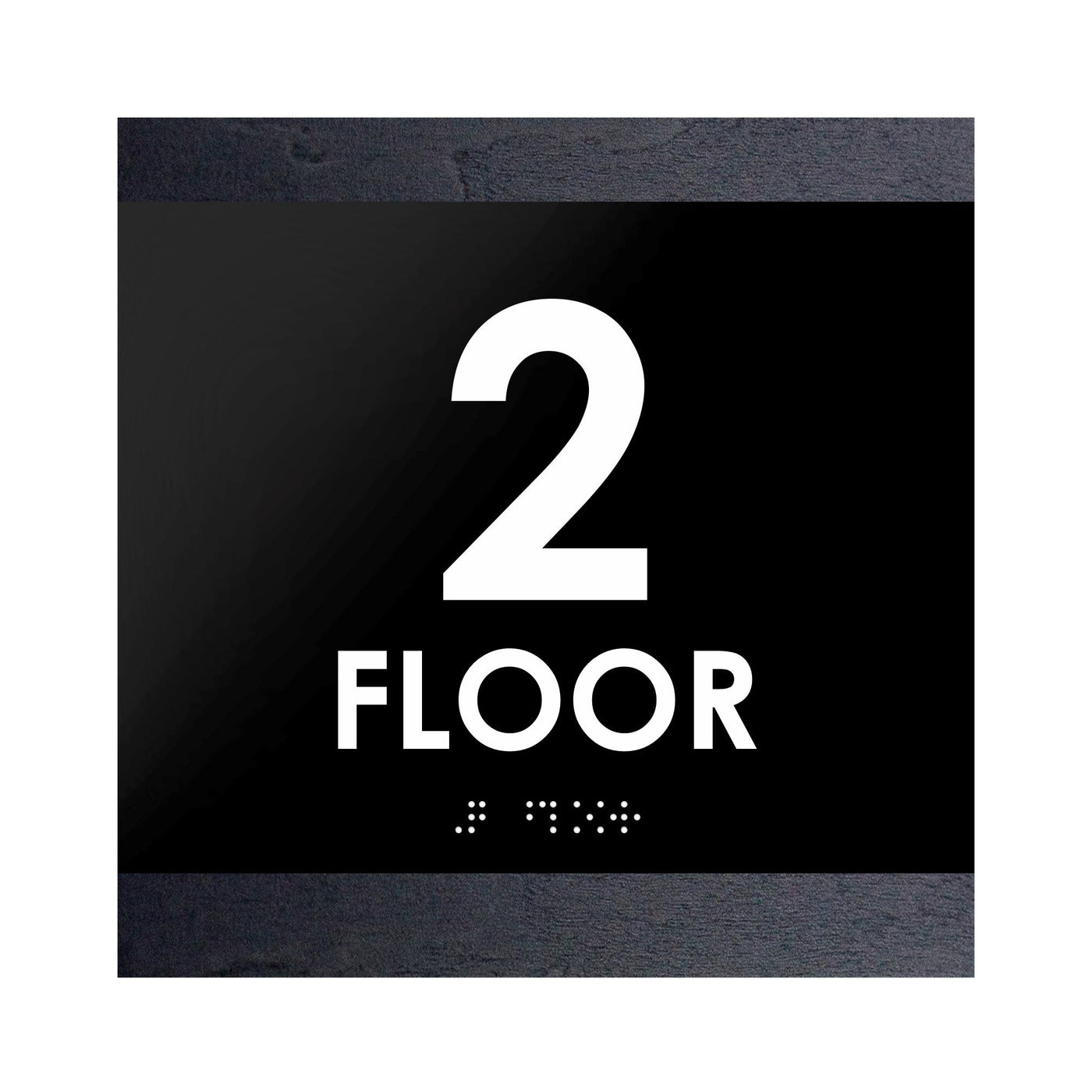 Floor Signs - 2nd Floor Sign "Buro" Design