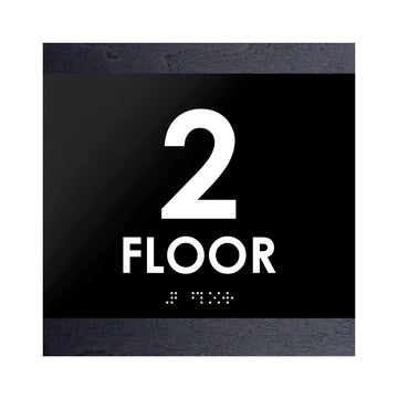 Floor Signs - 2nd Floor Sign "Buro" Design - Photo #2