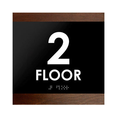 Floor Signs - 2nd Floor Sign "Buro" Design