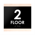 Floor Signs - 2nd Floor Sign "Buro" Design - Photo #6