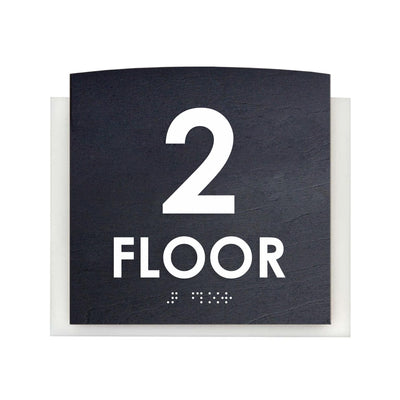 Floor Signs - 2nd Floor "Scandza" Design