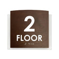 Floor Signs - 2nd Floor "Scandza" Design - Photo #3