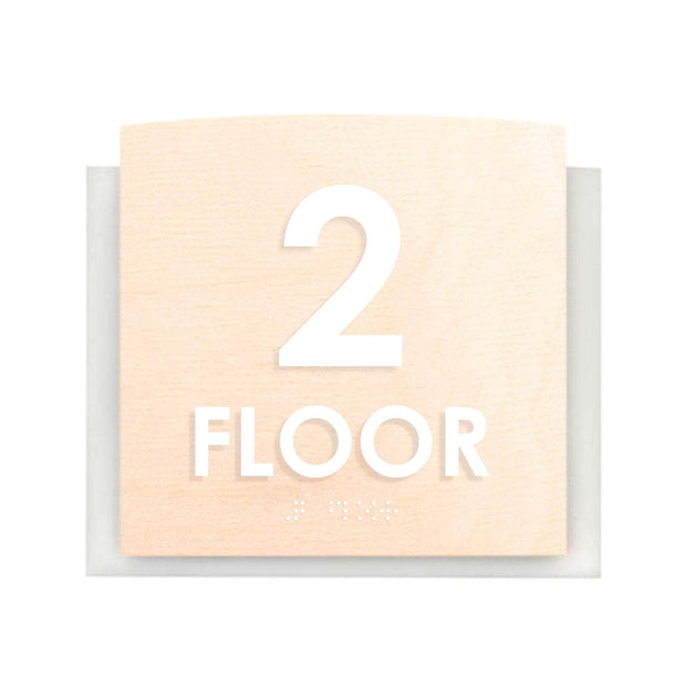 Floor Signs - 2nd Floor "Scandza" Design