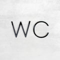 Акриловая табличка "WC" — «Thin» дизайн - Photo #2