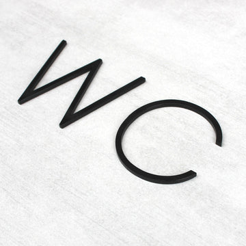 Акриловая табличка "WC" — «Thin» дизайн - Photo #3