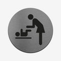 Mother And Child Room - Steel Sign Bathroom Signs circle Bsign - Photo #3