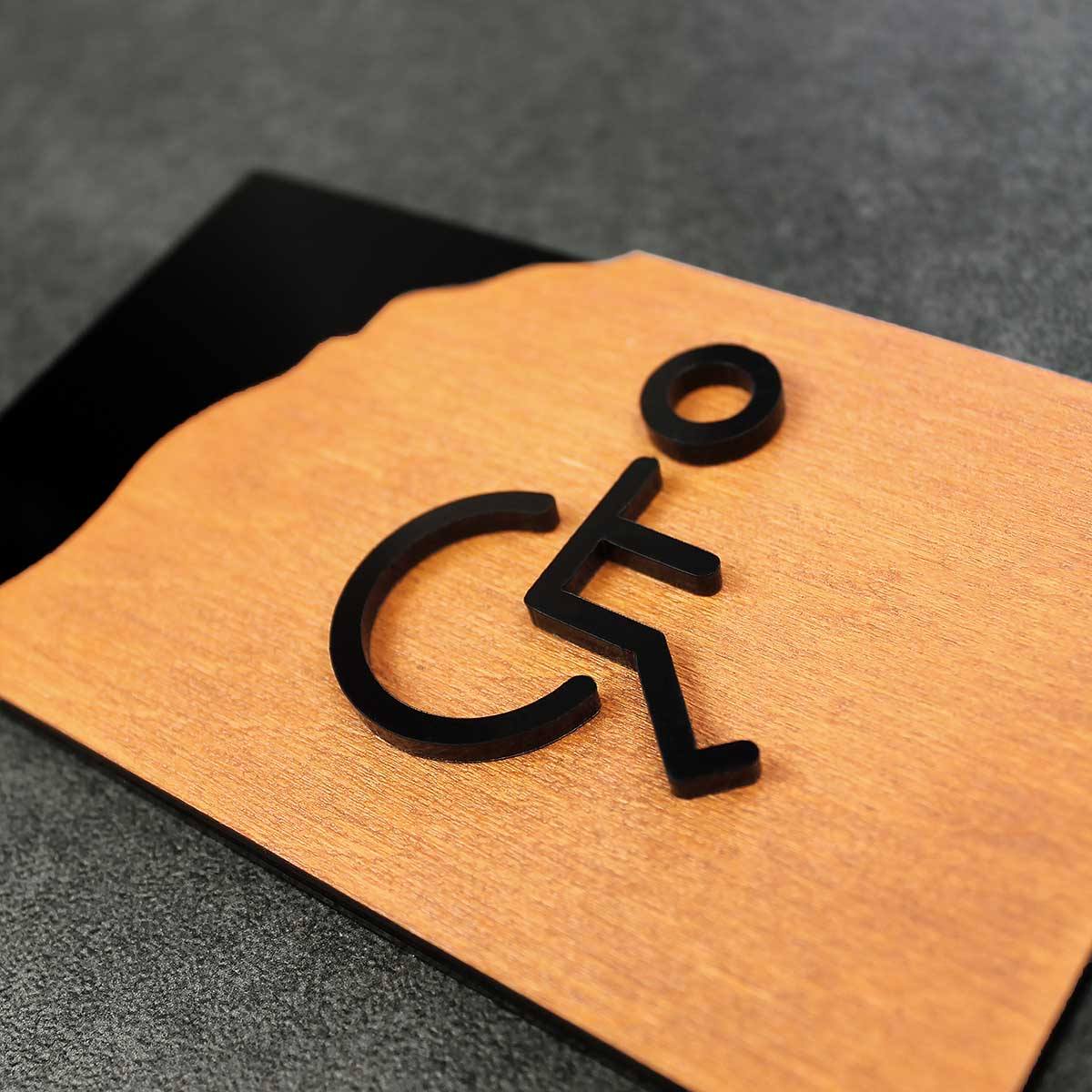 Restroom Wheelchairs Sign Bathroom Signs Walhunt Bsign