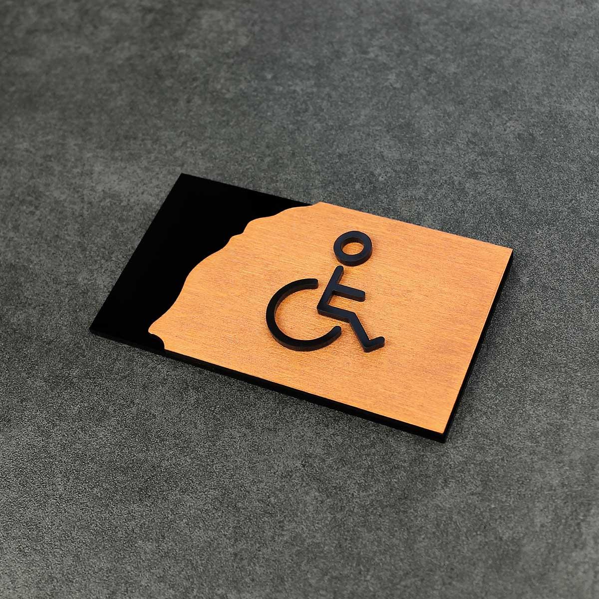 Restroom Wheelchairs Sign Bathroom Signs Walhunt Bsign